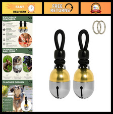 Extra Loud Handmade Collar Bells for Cats  Dogs - Premium Brass  Nickel Silver