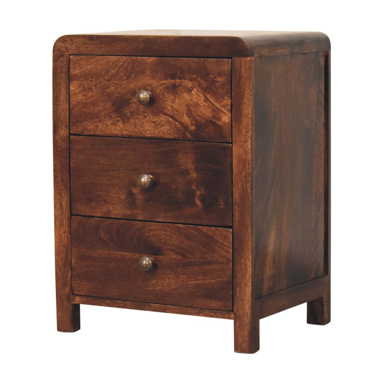 Artisan Furniture Solid Wood California Walnut Naya Bedside - Brown - Image 2