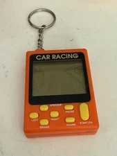 Excite Racing Game Key Chain Electronic Handheld Game Late 80's Early 90's