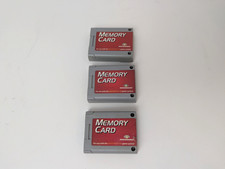 Nintendo 64 N64 Performance Memory Card Paks P-302, P302W Lot of 3