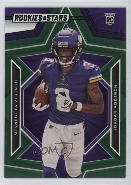 2023 Panini Rookies & Stars Rookies Green Jordan Addison #157 RC