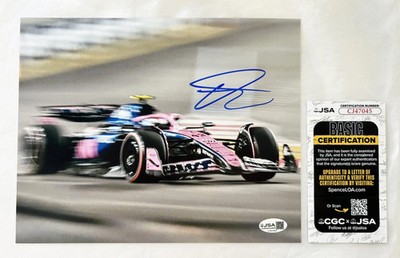 Franco Colapinto Signed 8x10 Photo Alpine F1 JSA 3 COA