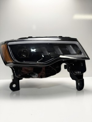 2014-2021 Jeep Grand Cherokee RH LED Headlight DRL Sequential 3-Bar Black