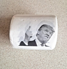 Donald Trump Novelty Funny Toilet Paper Soft Printed  Gift Toilet Tissue Roll UK