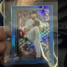 2025 Topps Update Series Carson Palmquist #US321 Blue Rainbow Foil /150 (RC)