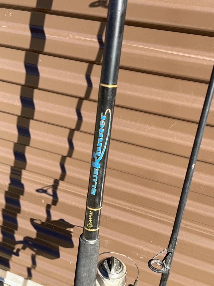 12' 2-Pc Quantum Blue Runner Fishing Rod BLRS122MH Med Heavy - Image 2 of 4