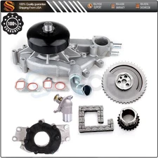For 05-06 Chevrolet V8 Engine Timing Chain kit Water Pump Oil Pump Thermostat