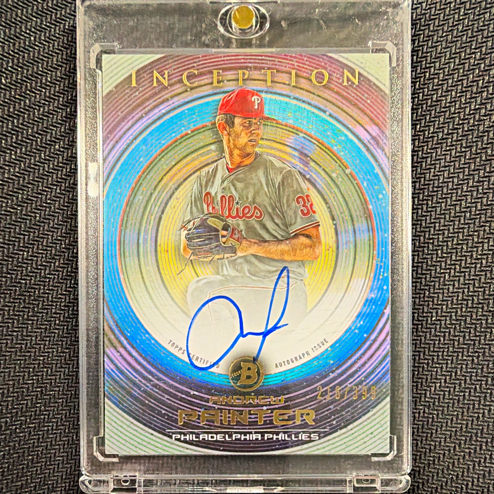 Bowman 2022 Inception Andrew Painter Phillies PA-APR RC Auto Serial #218/399