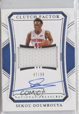 2020 National Treasures Clutch Factor Signatures 47/99 Sekou Doumbouya Auto 0u5r