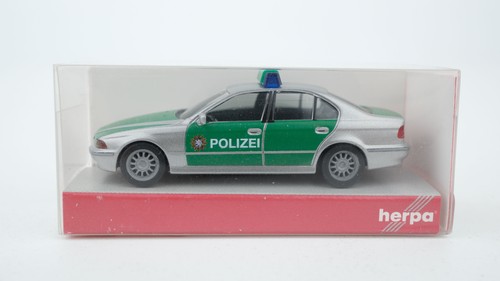 Herpa H0 045650 BMW Serie 5 Sedán TM "Policía" | Condition: Gebraucht