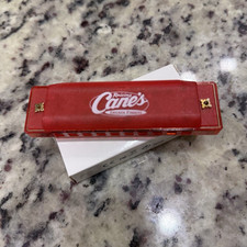 Raising Cane's Red Harmonica Collectible Advertising Promotional Branded Item