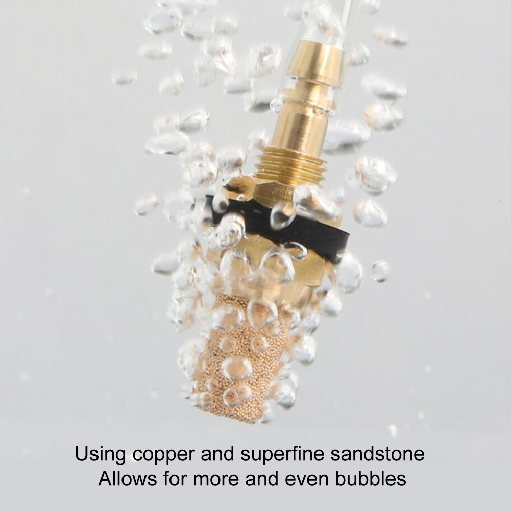 5PCS Sandstone Gold Aquarium Increasing Oxygen Pump Aeration Air Stone Fish Tank