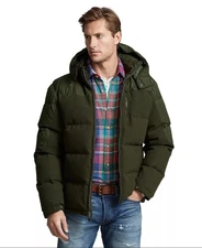 Polo Ralph Lauren Hybrid Down Hooded Jacket Men Size L G $498