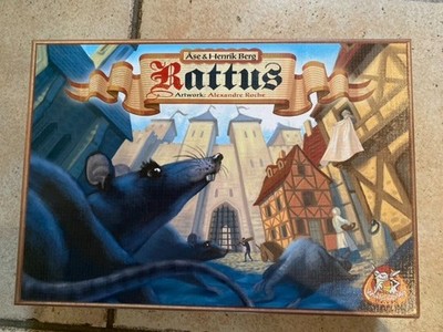 RATTUS + 2 EXTENSIONS - tolles Familienspiel White Goblin - sehr guter Zustand unbespielt