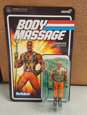 GI Joe Roadblock Body Massage Unpunched Wave 3 Reaction Figure Super7 3.75  New