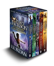 Percy Jackson Ultimate Collection 5 Book Box Set By Rick Riordan-BRAND NEW