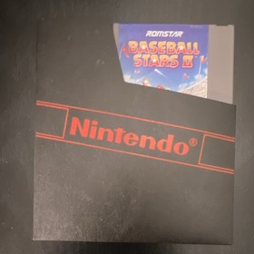 Nintendo NES Game Cartridge: Baseball Stars II by Romstar, Sports, NTSC-U/C