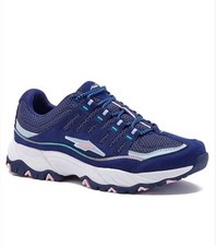 Avia Elevate Athletic Sneaker Women's US 6 Blue White Lace Up WMAV21ES042