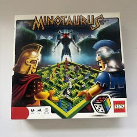 LEGO MINOTAURUS Buildable Board Game 3841 100% Complete W/ Manual Box