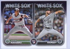 2024 Topps Update US128 Lane Ramsey RC/Edgar Navarro RC - Chicago White Sox