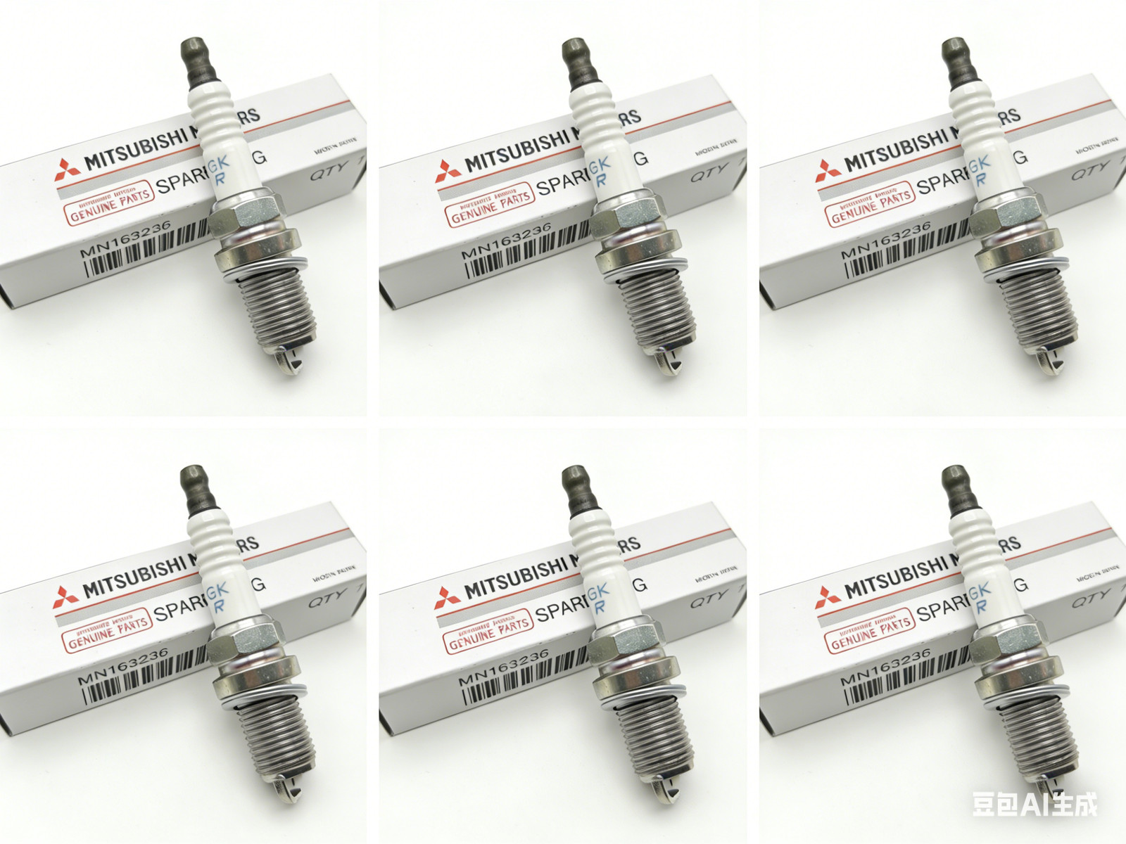 6X For Mitsubishi Eclipse Endeavor Galant Lancer Gap 0.032 Spark Plug MN163236