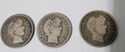 Barber Dime Set 1893 POS all Mints Silver US Collectible 3 Great Album Coins