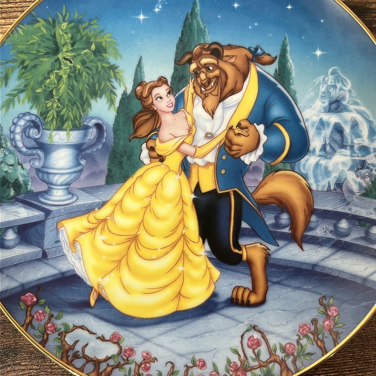 DISNEY Bradford Exchange BEAUTY & The BEAST Belle HIDDEN TREASURES