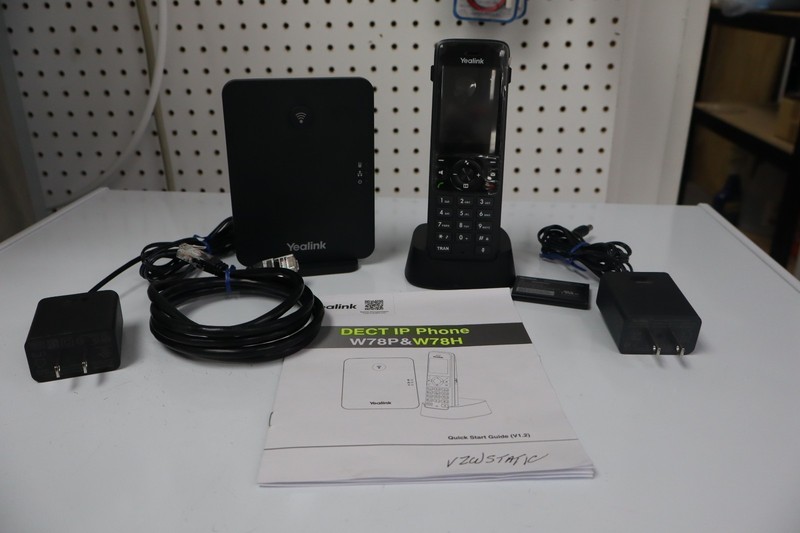 Verizon Yealink Cordless IP Dect Phone W78H With Base Station W70B, New Other