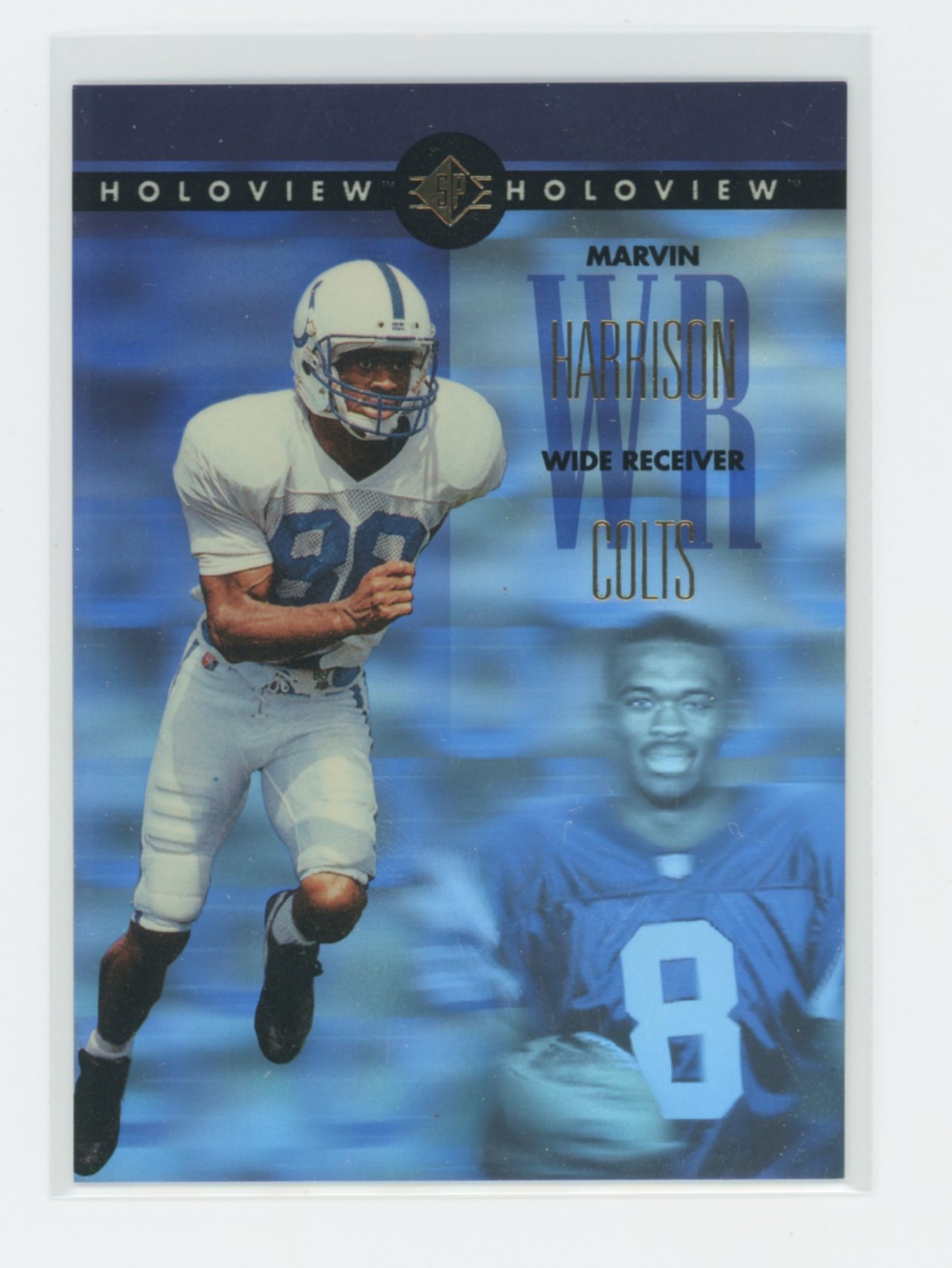 FAST SHIP 1996 Marvin Harrison SP Holoview ROOKIE Card #38