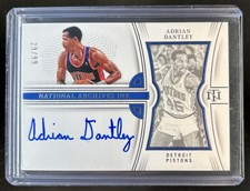 2022-23 Panini National Treasures Adrian Dantley Archives Ink Auto #/99 Pistons