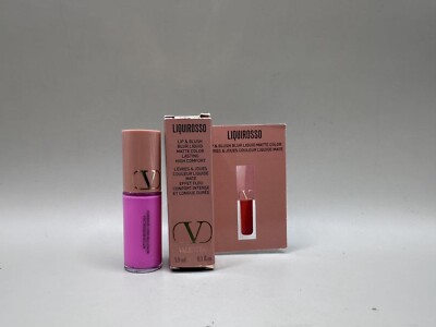 VALENTINO LIP&BLUSH BLUR LIQUID MATTE COLOR LASTING 302R PINK IS PUNK 3.9ML MINI