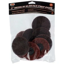 10pc 3" Medium Surface Prep Pads Discs 82062