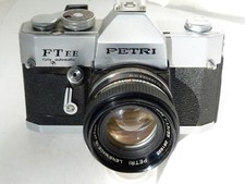 VINTAGE PETRI FT EE Auto 35mm SLR Camera, CC Petri 55/1.7 Lens. READ