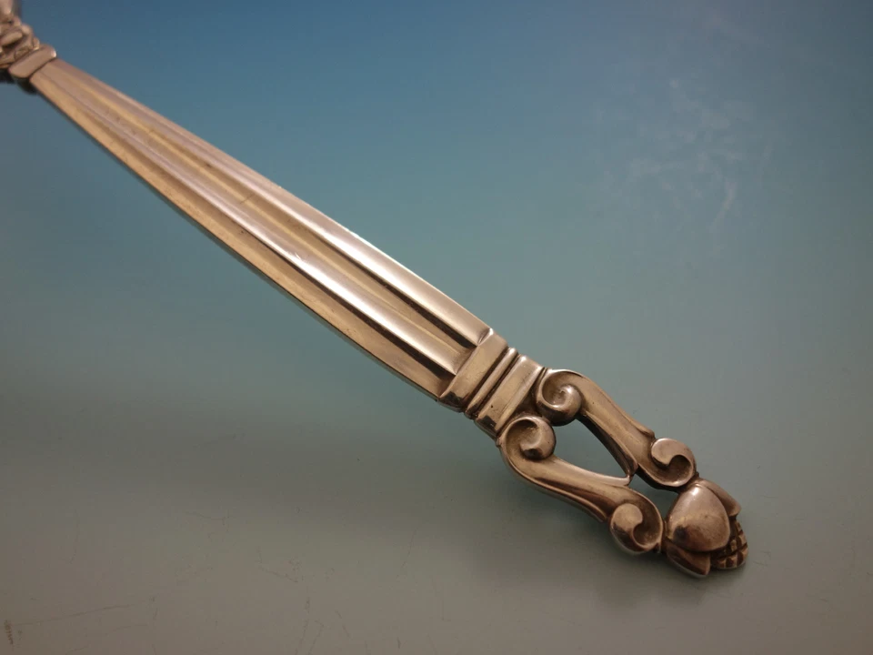 Juego de cubiertos de plata de ley Acorn by Georg Jensen para 8 servicio 34 piezas Foto 3 de 4