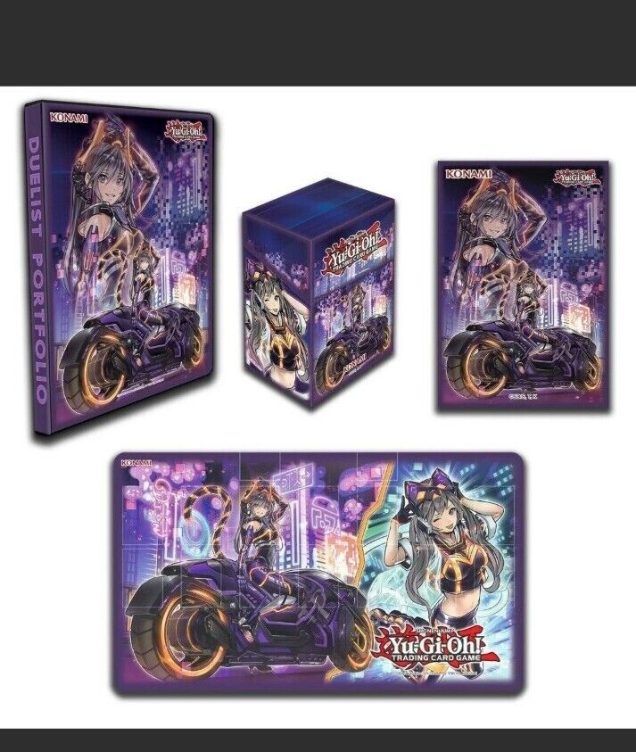 Yugioh I:P Masquerena Bundle Card Sleeves + Deck Box + Binder+ playmat.Free  ship