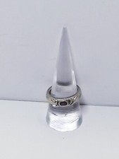 Vintage Sterling Silver Oval Amethyst Ring sz 9.5 6.7g T.W. 