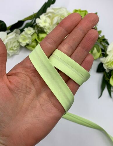 18mm stretch cotton bias tape assorted colours single fold binding edging trim - Picture 5 of 17
