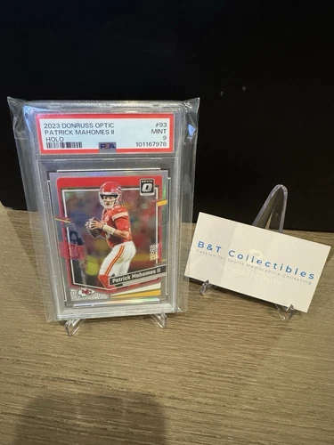 2023 Donruss Optic #93 HOLO Patrick Mahomes II #93 PSA 9 MINT KC Chiefs🔥🔥