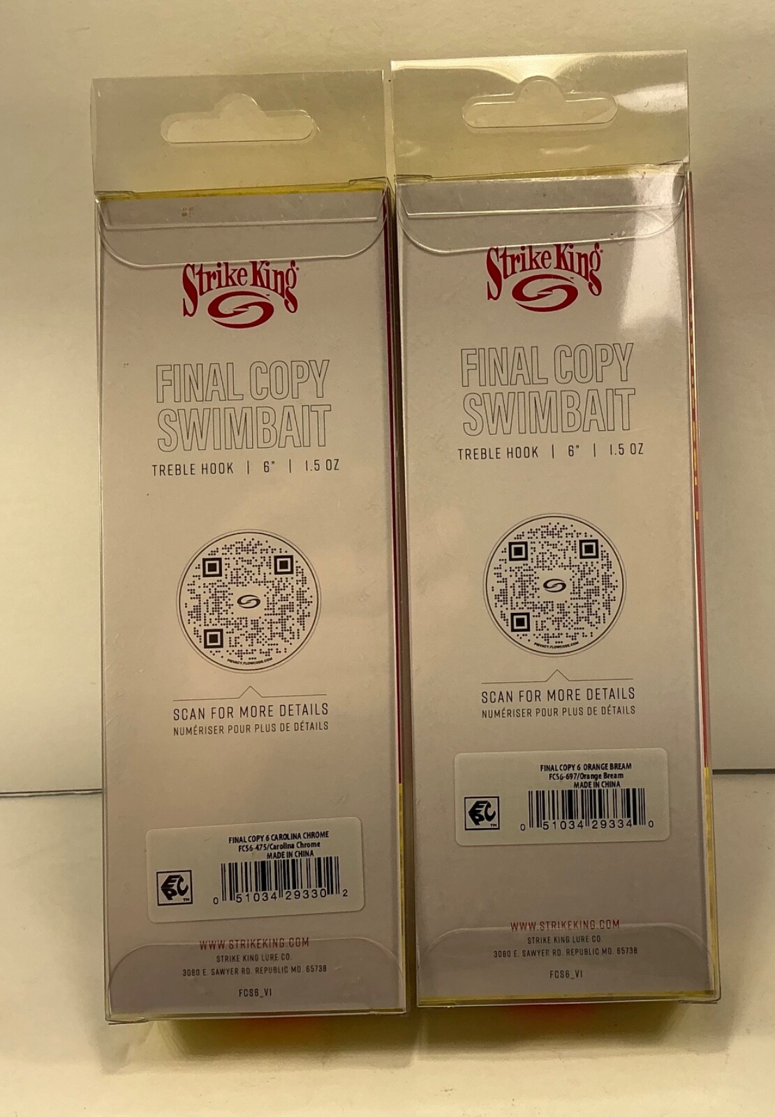 Strike King Final Copy Lures 6" 1.5 oz - Image 2