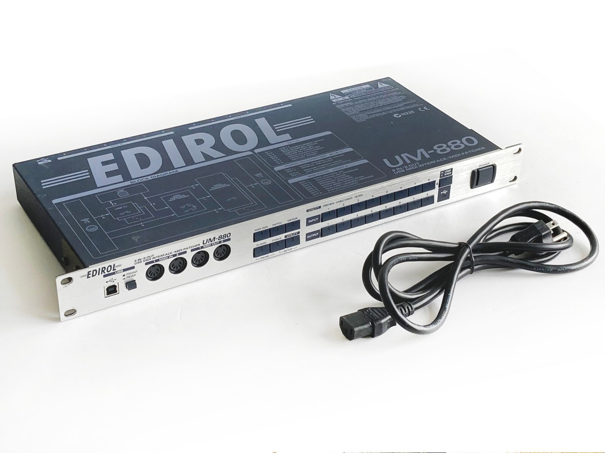 EDIROL UM-880 USBMIDI インターフェース 【公式通販】