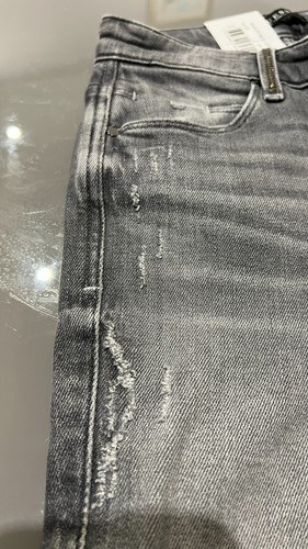 GUESS Women's Sexy Curve Skinny Jeans – 27W x 30L – Grey Distressed - BNWT - Picture 3 of 16
