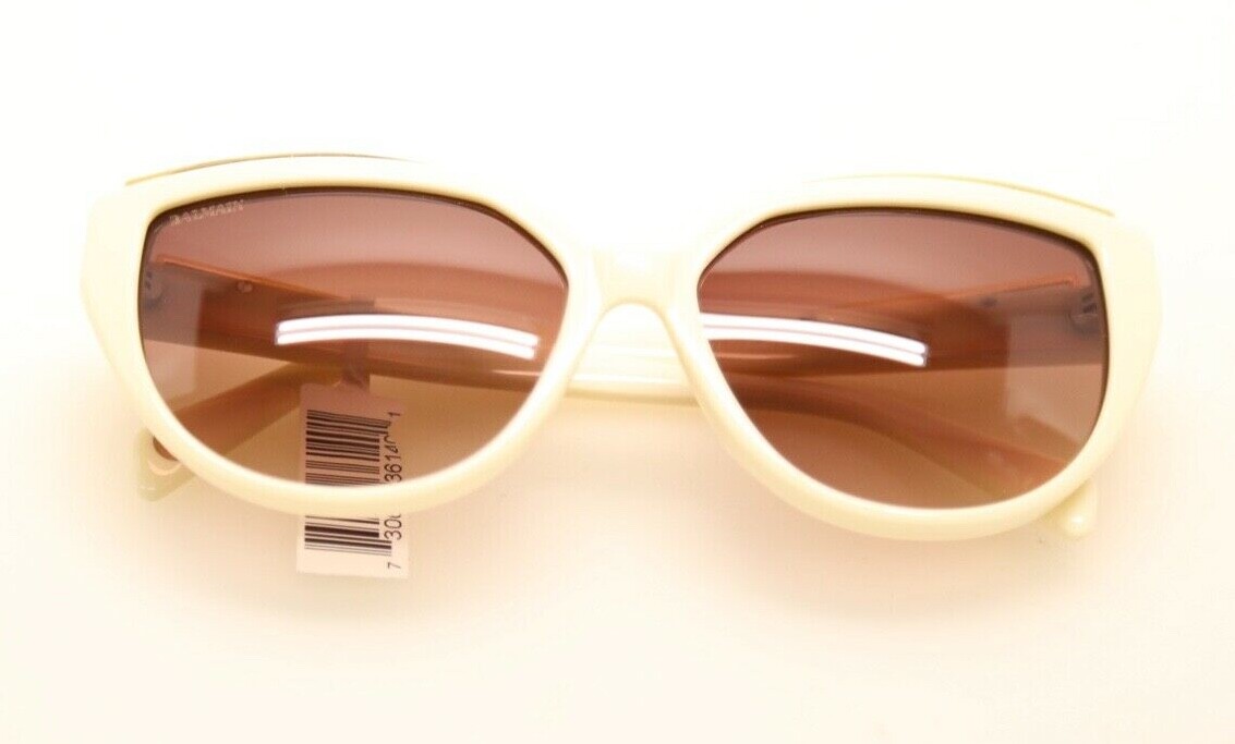 Balmain BL2107B 03 Ivory Frame/Brown Lens 57mm Sunglasses NWT Balmain BL2107B 03 Ivory Frame/Brown Lens 57mm Sunglasses  main image 3