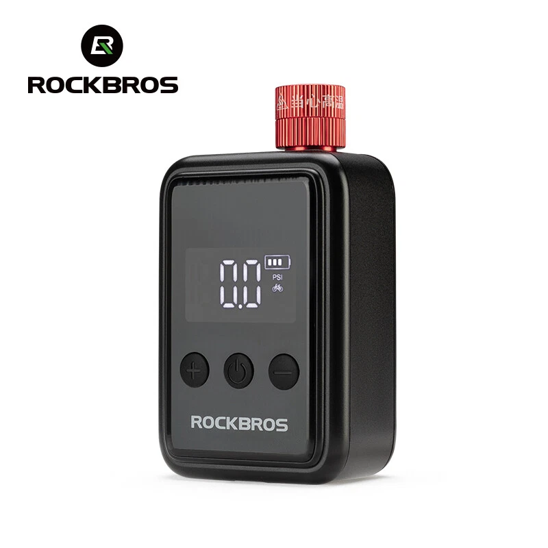 ROCKBROS Portable Electric Bike Pump 150PSI Mini Tire Inflator with LED Display - image 3 of 4