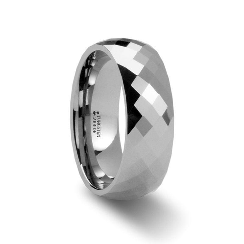 MILLENNIUM Tungsten Wedding Band with 288 Diamond Facets - 2mm - 10mm-image