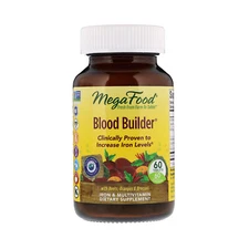 MegaFood Blood Builder, Support for Healthy Iron Levels, 60 Tablets