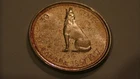 1967 CANADA CANADIAN COMMEMORATIVE HALF DOLLAR HOWLING WOLF QUEEN ELIZABETH UNC