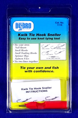 DU-BRO FISHING KWIK TIE HOOK SNELLER KNOT TYING TOOL ( CAT. # 1116 )