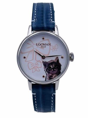 Locman 1960 Lady Fantasy Dog 253WDB/159 32mm Watch Brand New