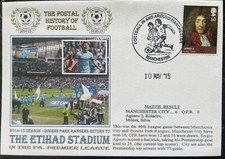 Manchester City v Queens Park Rangers 10th May  2015 Dawn First Day Cover