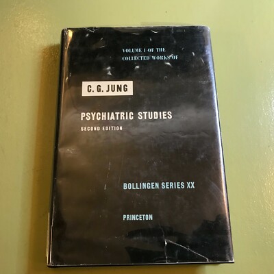 C.G. Jung Psychiatric Studies 2nd ed Collected Works vol 1 HB DJ 
